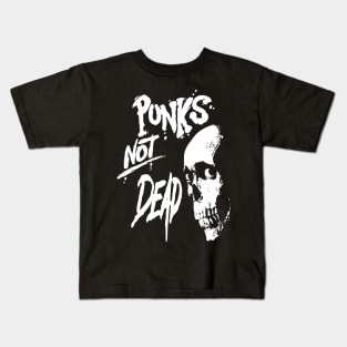 punks not dead t shirt Kids T-Shirt